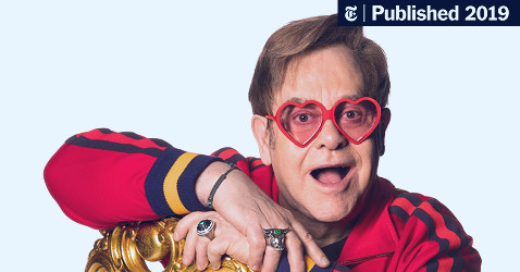 Elton John Puts Down in Words How Wonderful (and Weird) Life Has Been - The  New York Times